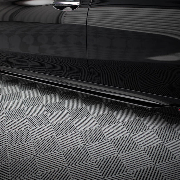 Street Pro Sidokjolar Diffusers + Flaps för Mercedes-AMG A35 W177 Facelift