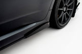 Street Pro Sidokjolar Diffusers + Flaps för Subaru Impreza WRX STI Mk3 Facelift