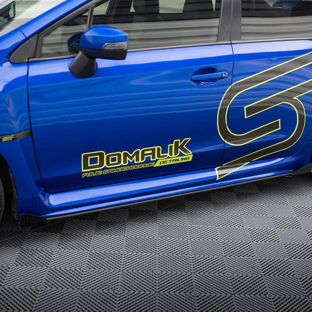 Street Pro Sidokjolar Diffusers + Flaps för Subaru WRX STI Mk1