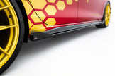 Street Pro Sidokjolar Diffusers + Flaps för Volkswagen Golf GTI Clubsport Mk8 Facelift