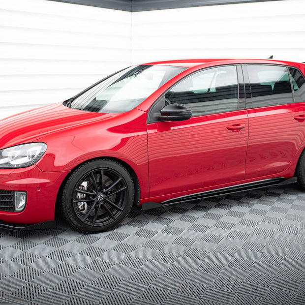 Street Pro Sidokjolar Diffusers + Flaps för Volkswagen Golf GTI Mk6
