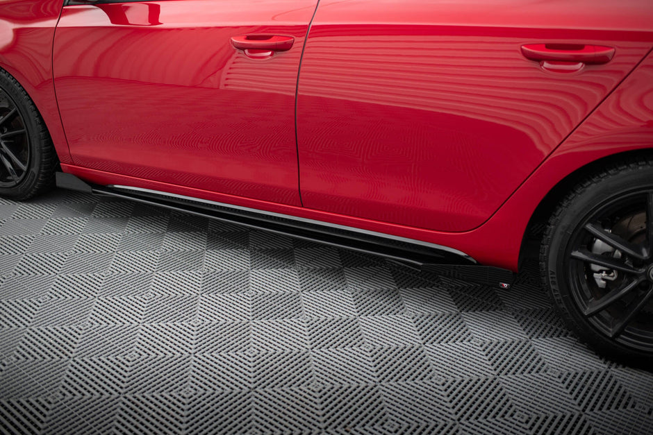 Street Pro Sidokjolar Diffusers + Flaps för Volkswagen Golf GTI Mk6