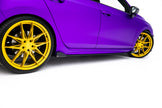 Street Pro Sidokjolar Diffusers + Flaps för Volkswagen Golf R Hatchback Mk8 / Mk8 Facelift