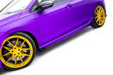Street Pro Sidokjolar Diffusers + Flaps för Volkswagen Golf R Hatchback Mk8 / Mk8 Facelift