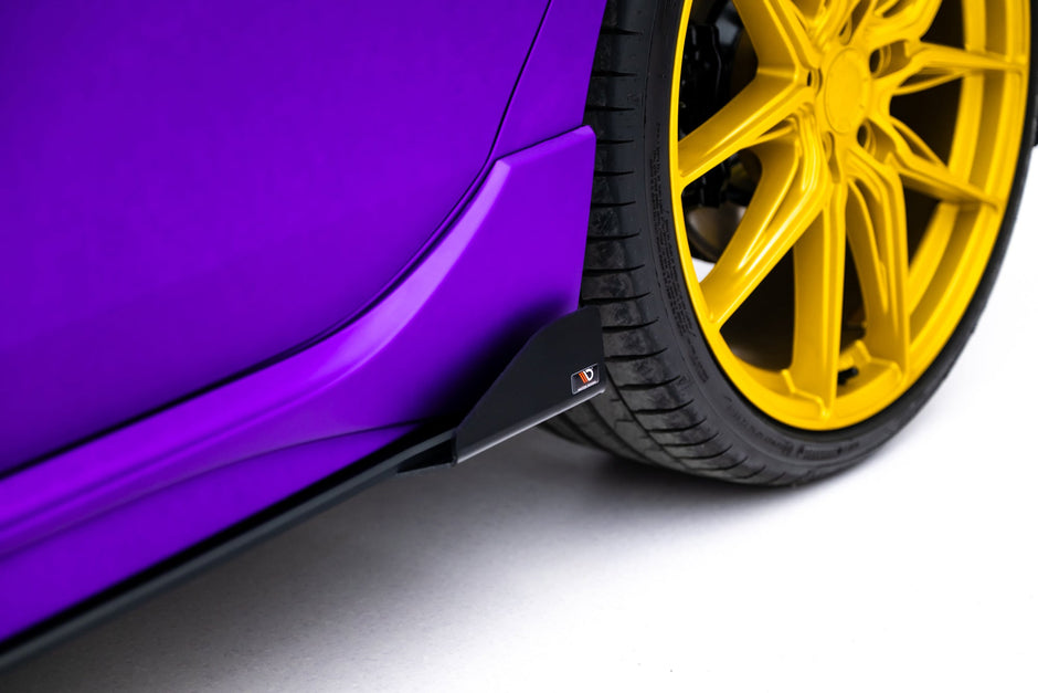 Street Pro Sidokjolar Diffusers + Flaps för Volkswagen Golf R Hatchback Mk8 / Mk8 Facelift