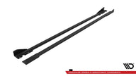 Street Pro Sidokjolar Diffusers + Flaps för Volkswagen Polo GTI Mk6 Facelift