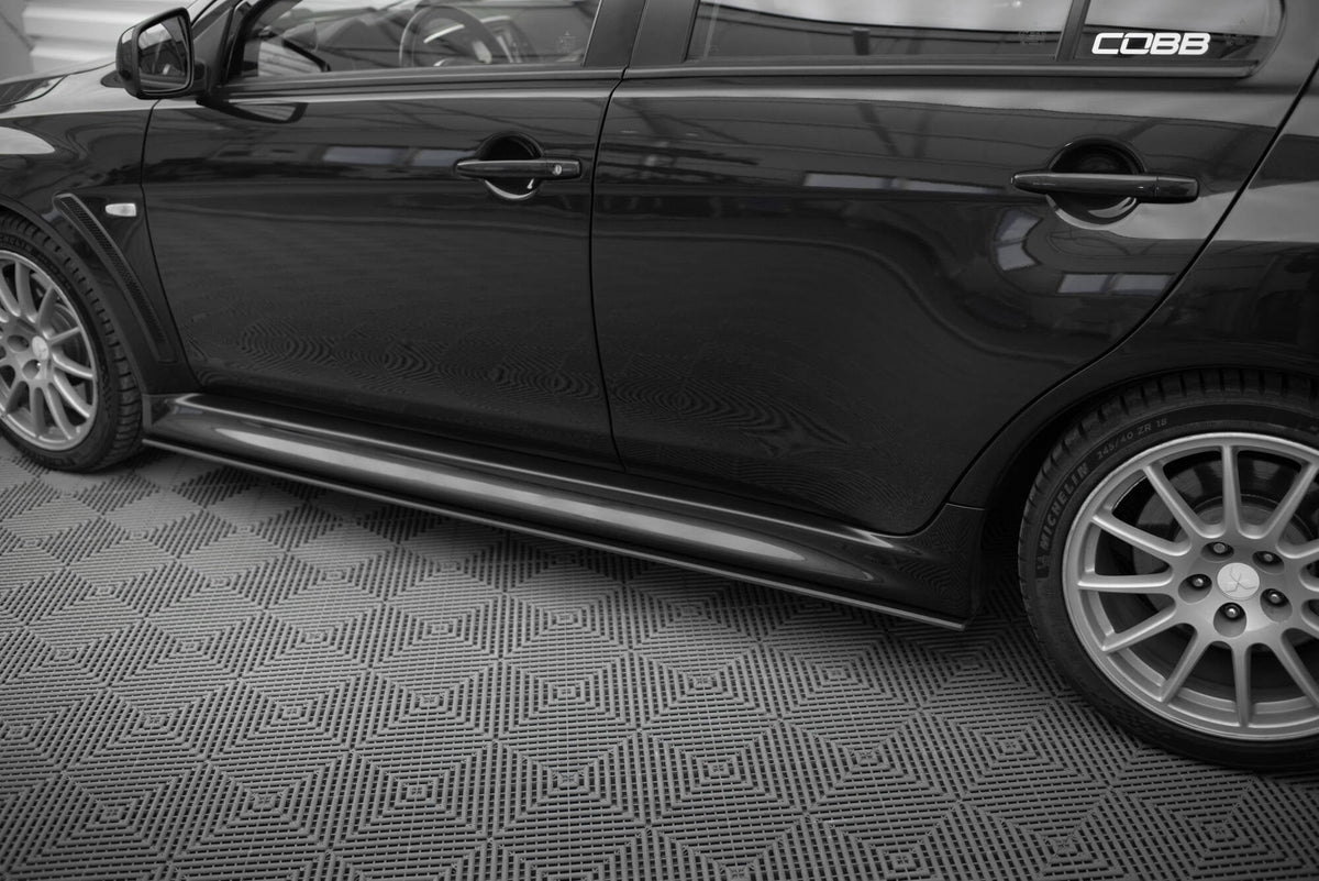 Street Pro Sidokjolar Diffusers för Mitsubishi Lancer EVO X