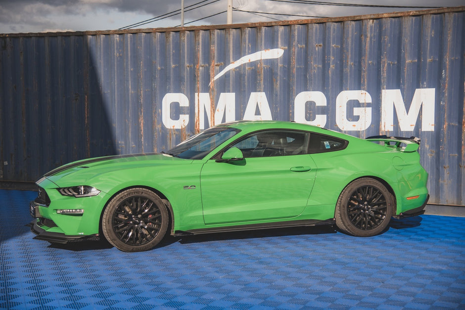 Maxton Design Street Pro sidokjolar V.1 + flaps Ford Mustang GT Mk6 Facelift – bild 2
