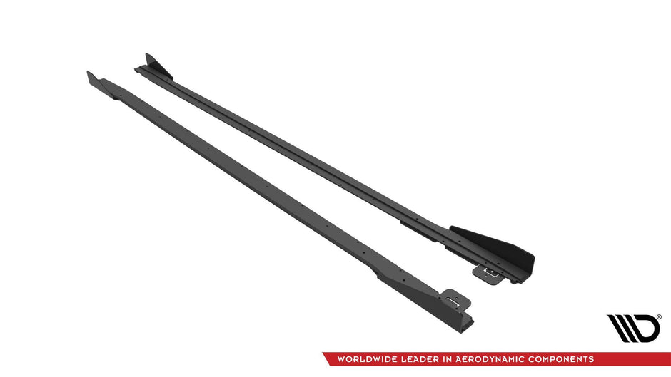 Maxton Design Street Pro sidokjolar V.1 + flaps Ford Mustang GT Mk6 Facelift – bild 3