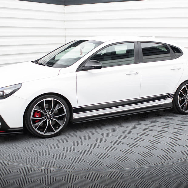 Street Pro Sidokjolar Diffusers V.1 för Hyundai I30 N / N-Line Hatchback / Fastback Mk3 / Mk3 Facelift