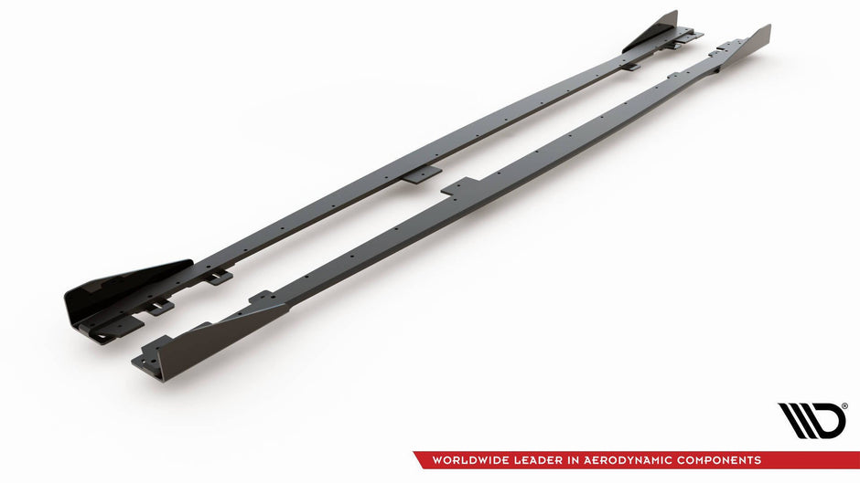 Street Pro Sidokjolar Diffusers V.2 + Flaps för BMW 1 F20 M135i / M140i / M-Pack