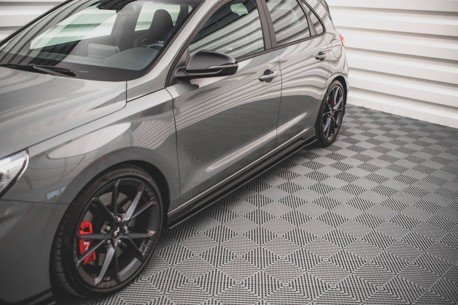 Street Pro Sidokjolar Diffusers V.2 för Hyundai I30 N / N-Line Hatchback / Fastback Mk3 / Mk3 Facelift