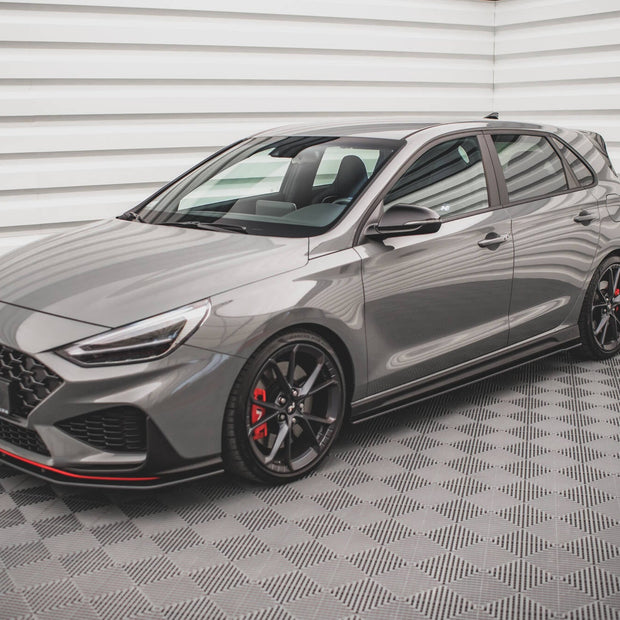 Street Pro Sidokjolar Diffusers V.2 för Hyundai I30 N / N-Line Hatchback / Fastback Mk3 / Mk3 Facelift