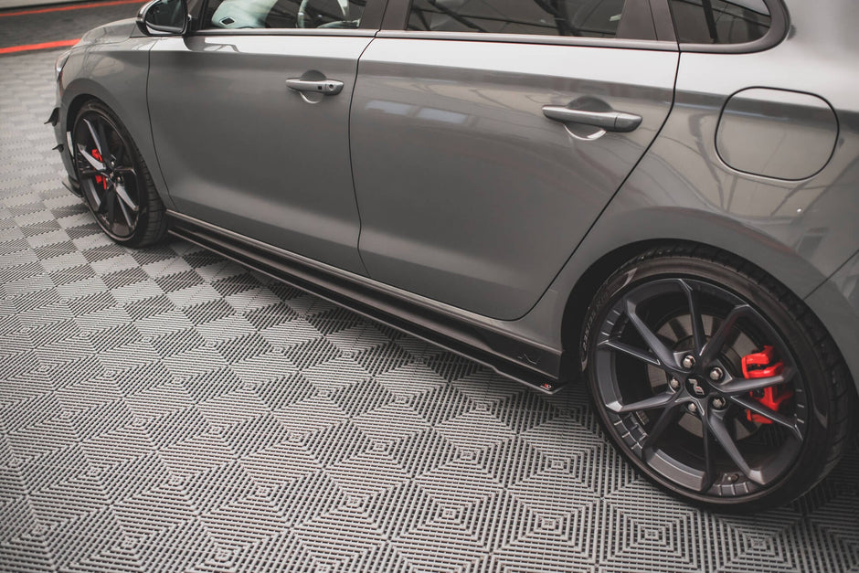 Street Pro Sidokjolar Diffusers V.2 för Hyundai I30 N / N-Line Hatchback / Fastback Mk3 / Mk3 Facelift