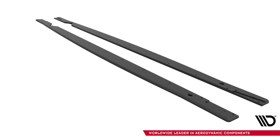 Street Pro Sidokjolar Diffusers för Volkswagen Golf R Hatchback Mk8 Facelift