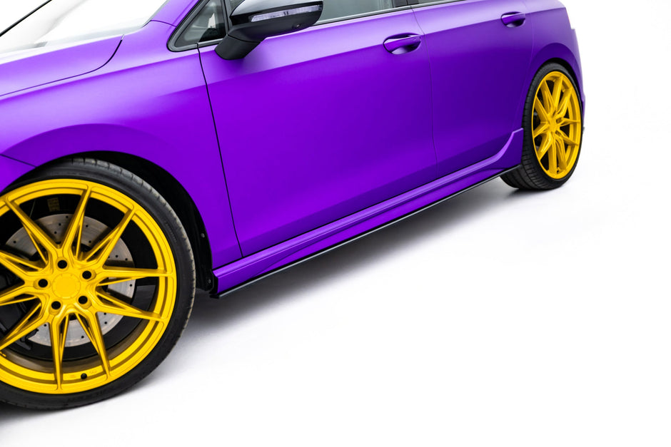 Street Pro Sidokjolar Diffusers för Volkswagen Golf R Hatchback Mk8 Facelift