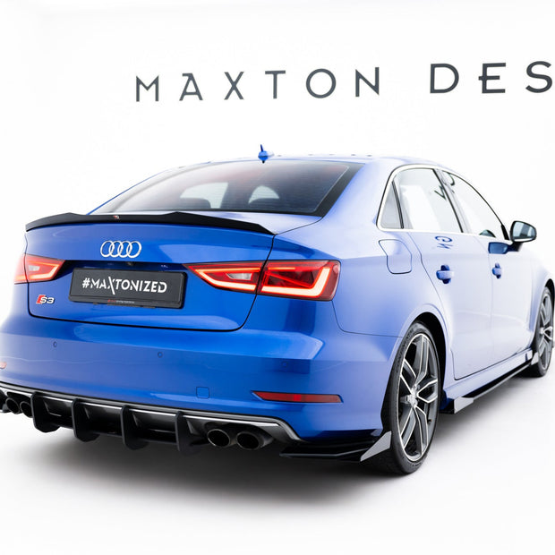 Street Pro Bakre Diffuser för Audi S3 Sedan 8V