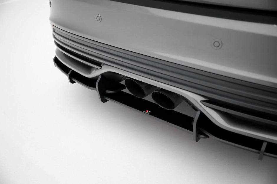 Street Pro Bakre Diffuser + Flaps för Ford Focus ST Mk3 Facelift