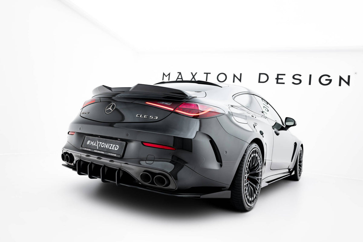Street Pro Bakre Diffuser + Flaps för Mercedes-AMG CLE 53 C236