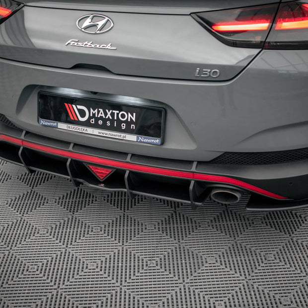 Street Pro Bakre Diffuser för Hyundai I30 Fastback N-Line Mk3 Facelift