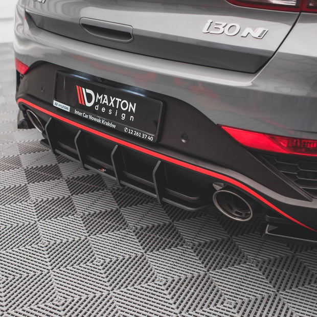 Street Pro Bakre Diffuser för Hyundai I30 N Hatchback Mk3 Facelift