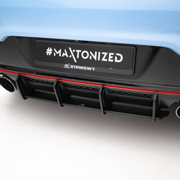 Street Pro Bakre Diffuser för Hyundai Veloster N Mk2