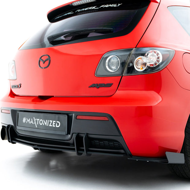 Street Pro Bakre Diffuser för Mazda 3 MPS Mk1 EU Version