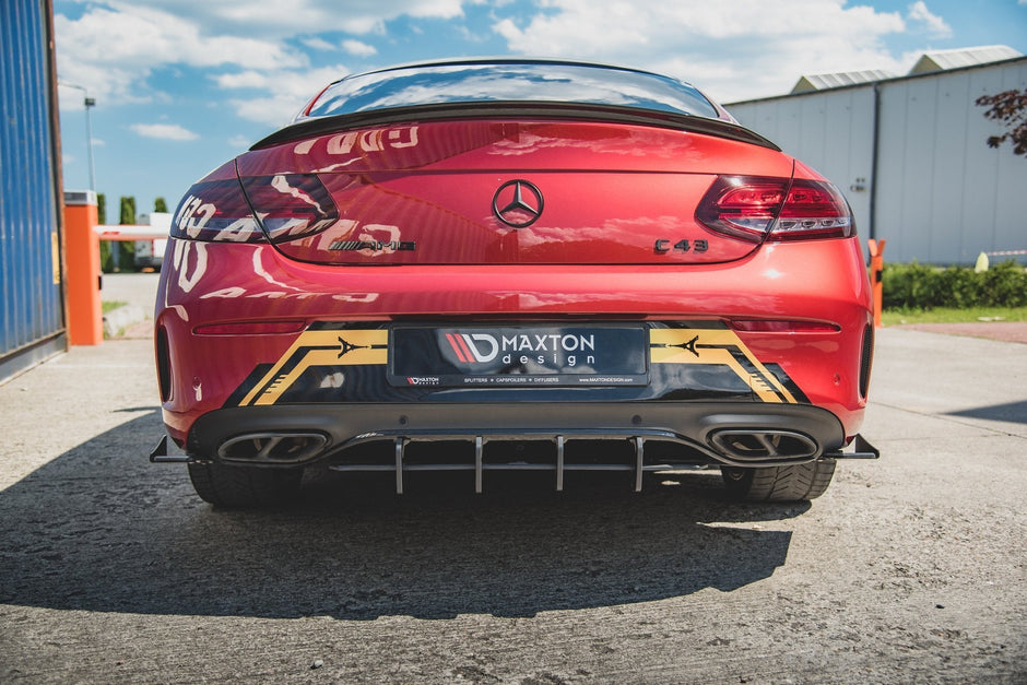 Street Pro Bakre Diffuser för Mercedes-AMG C43 Coupe C205