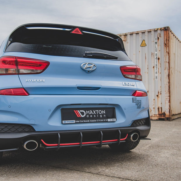 Street Pro Bakre Diffuser V.1 för Hyundai I30 N Mk3 Hatchback