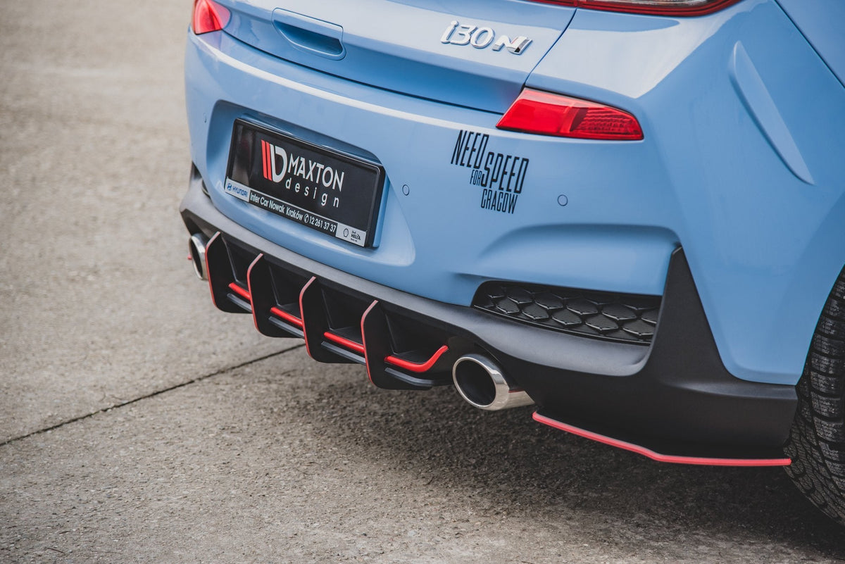 Street Pro Bakre Diffuser V.1 för Hyundai I30 N Mk3 Hatchback