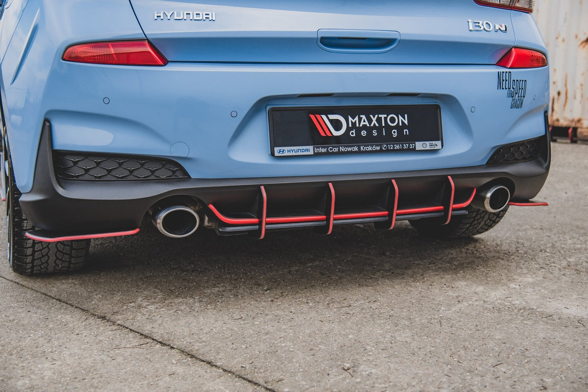 Street Pro Bakre Diffuser V.1 för Hyundai I30 N Mk3 Hatchback