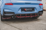 Street Pro Bakre Diffuser V.1 för Hyundai I30 N Mk3 Hatchback