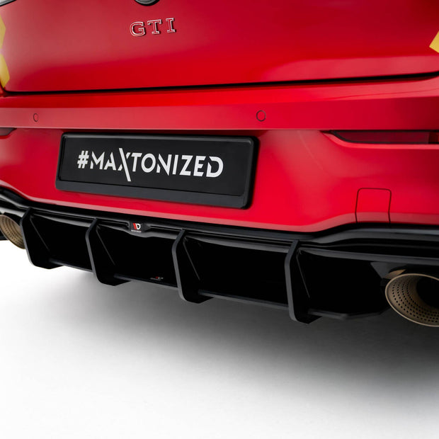 Street Pro Bakre Diffuser V.1 för Volkswagen Golf GTI Clubsport Mk8 Facelift
