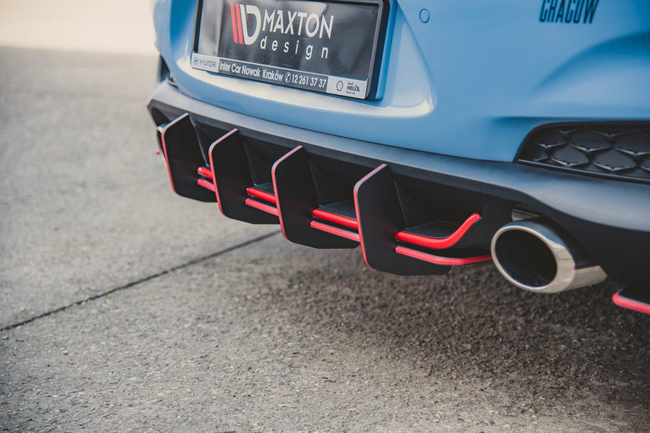 Street Pro Bakre Diffuser V.2 för Hyundai I30 N Mk3 Hatchback