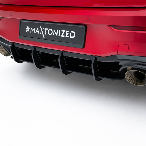 Street Pro Bakre Diffuser V.2 för Volkswagen Golf GTI Clubsport Mk8 Facelift