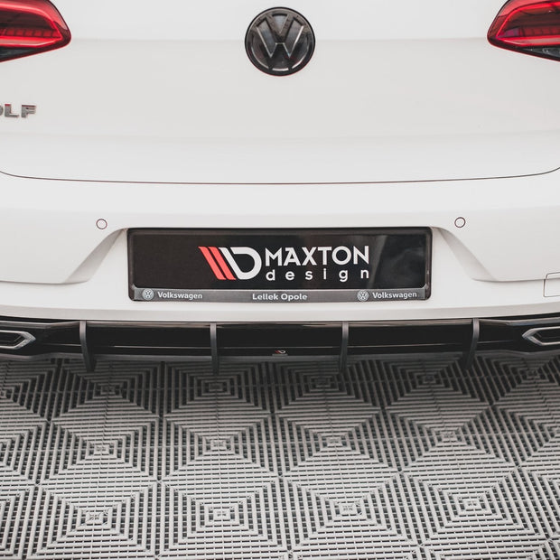 Street Pro Bakre Diffuser för Volkswagen Golf R-Line Mk 7 Facelift