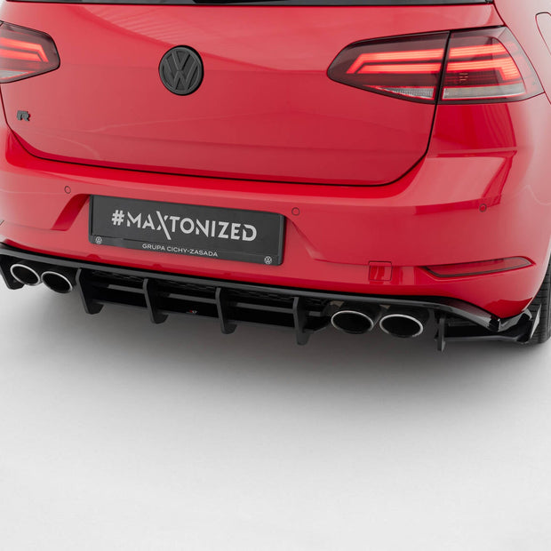 Street Pro Bakre Diffuser för Volkswagen Golf R Mk7 Facelift