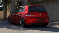Rear Valance för Volkswagen Golf Mk6 WITHOUT Exhaust HOLE