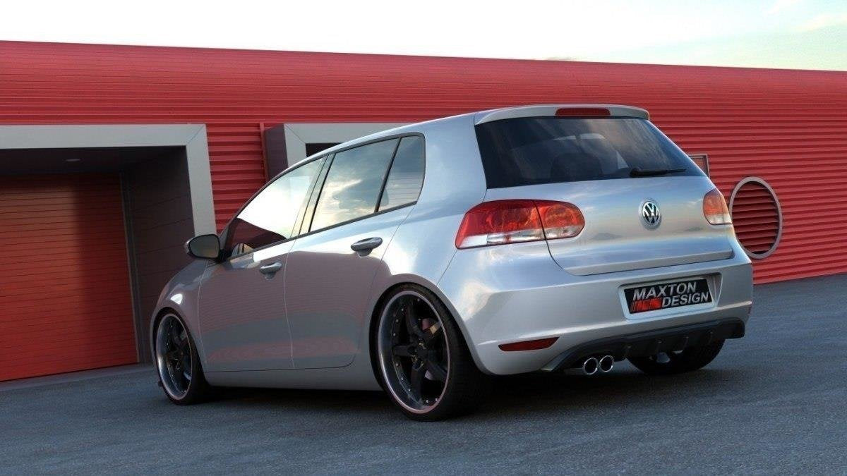 Rear Valance för Volkswagen Golf Mk6 WITH 1 Exhaust HOLE
