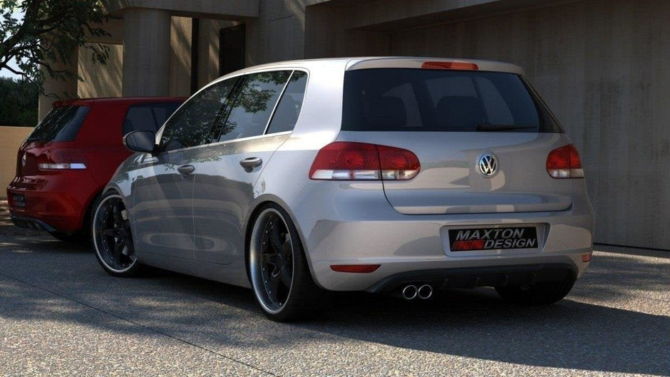 Rear Valance för Volkswagen Golf Mk6 WITH 1 Exhaust HOLE
