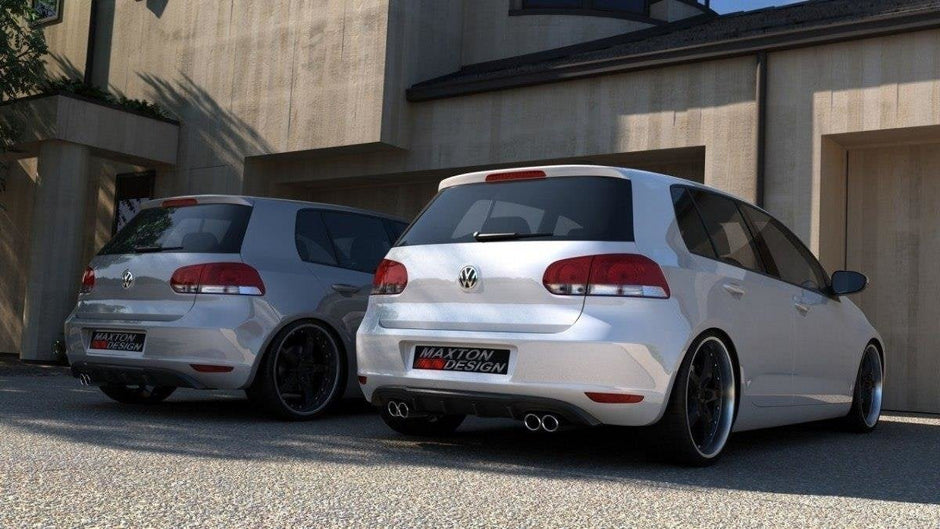 Rear Valance för Volkswagen Golf Mk6 WITH 2 Exhaust HOLE