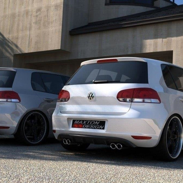 Rear Valance för Volkswagen Golf Mk6 WITH 2 Exhaust HOLE