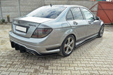 Bakre Diffuser & Bakre Sidosplitters för Mercedes-Benz C Sedan / Estate AMG-Line W204 / S204