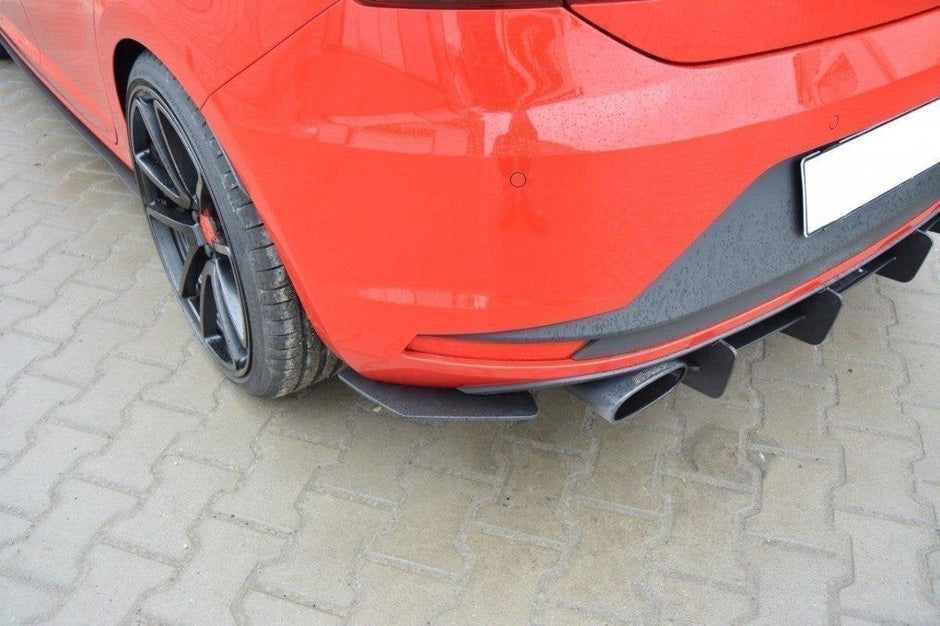 Bakre Diffuser & Bakre Sidosplitters för Seat Leon Mk3 Cupra