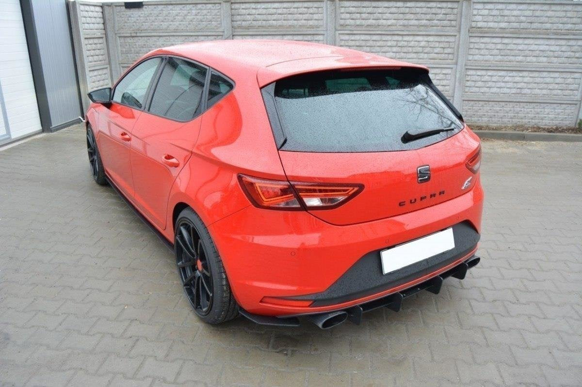 Bakre Diffuser & Bakre Sidosplitters för Seat Leon Mk3 Cupra