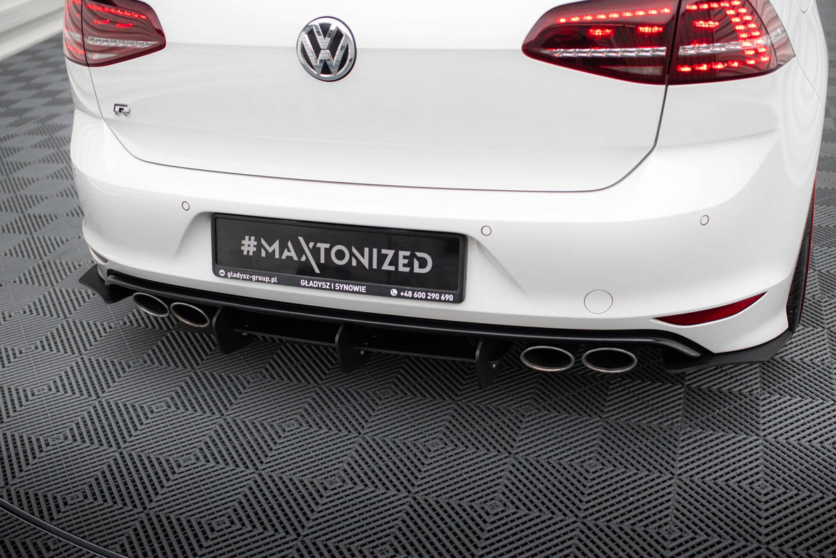 Bakre Diffuser & Bakre Sidosplitters för Volkswagen Golf Mk7 R Hatchback