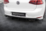 Bakre Diffuser & Bakre Sidosplitters för Volkswagen Golf Mk7 R Hatchback