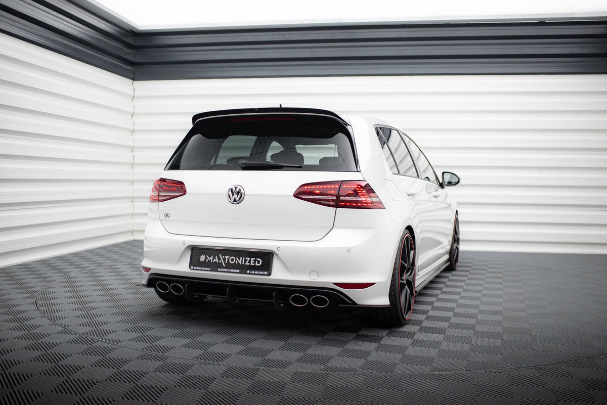 Bakre Diffuser & Bakre Sidosplitters för Volkswagen Golf Mk7 R Hatchback