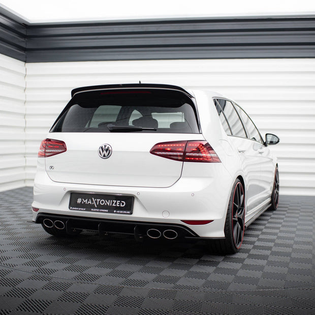 Bakre Diffuser & Bakre Sidosplitters för Volkswagen Golf Mk7 R Hatchback