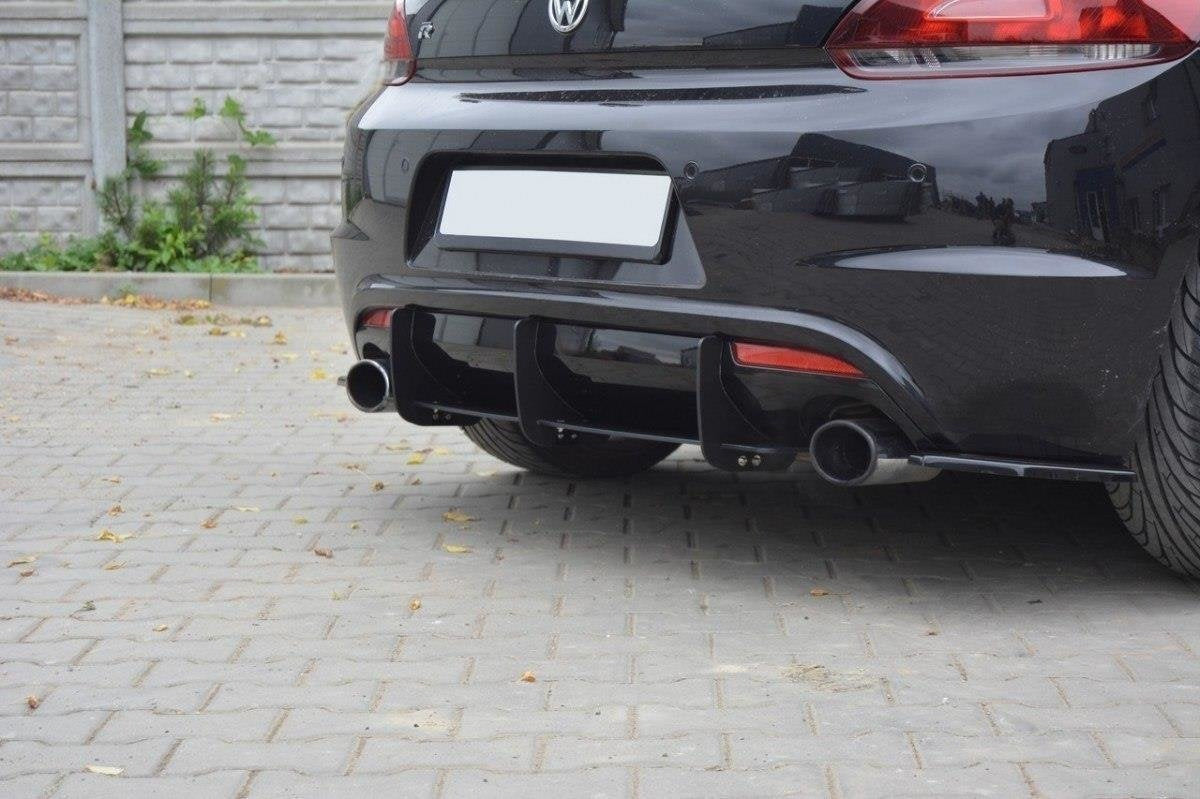 Bakre Diffuser & Bakre Sidosplitters för Volkswagen Scirocco R